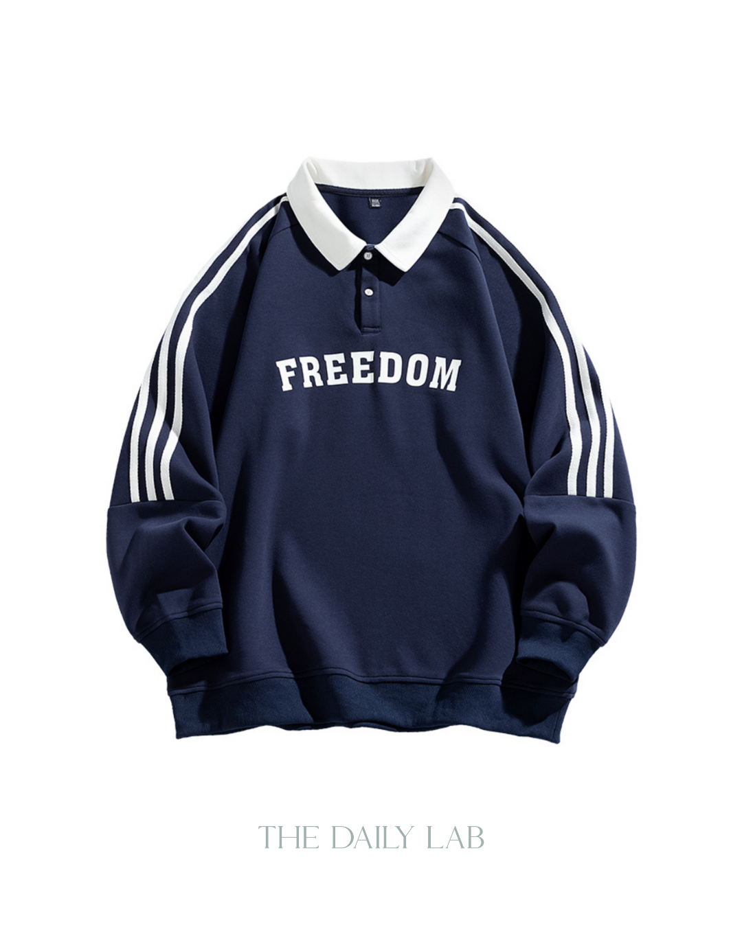 Freedom Relaxed Polo Tee in Navy