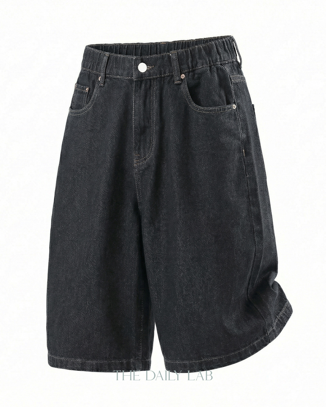 City Street Cropped Denim in Black