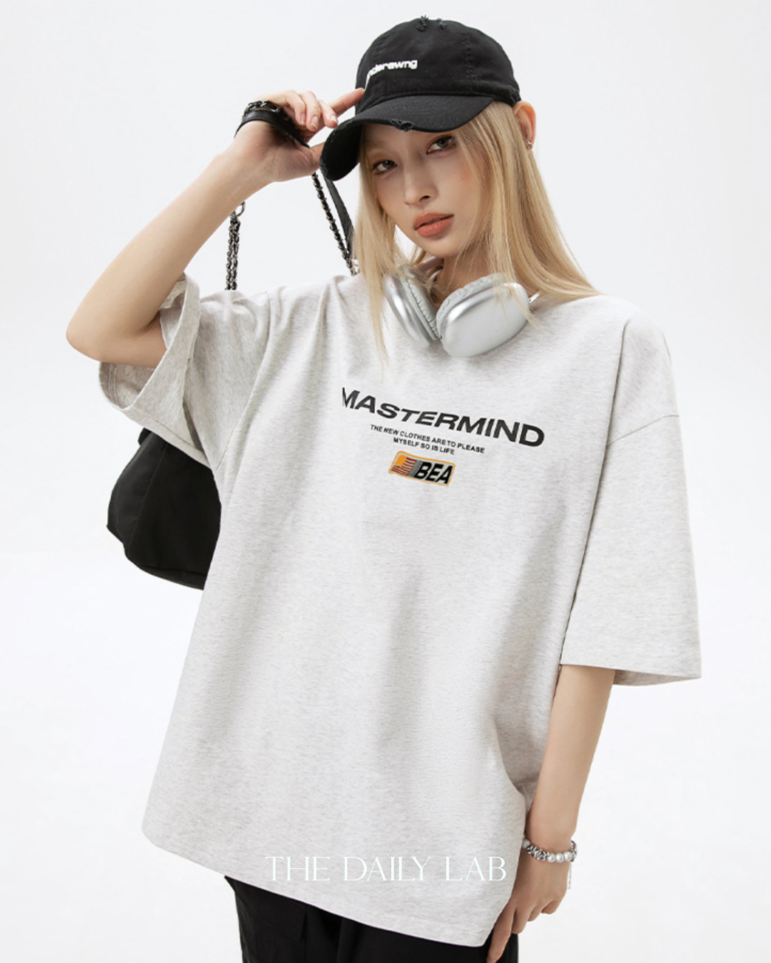 Mastermind Loose Tee in Grey
