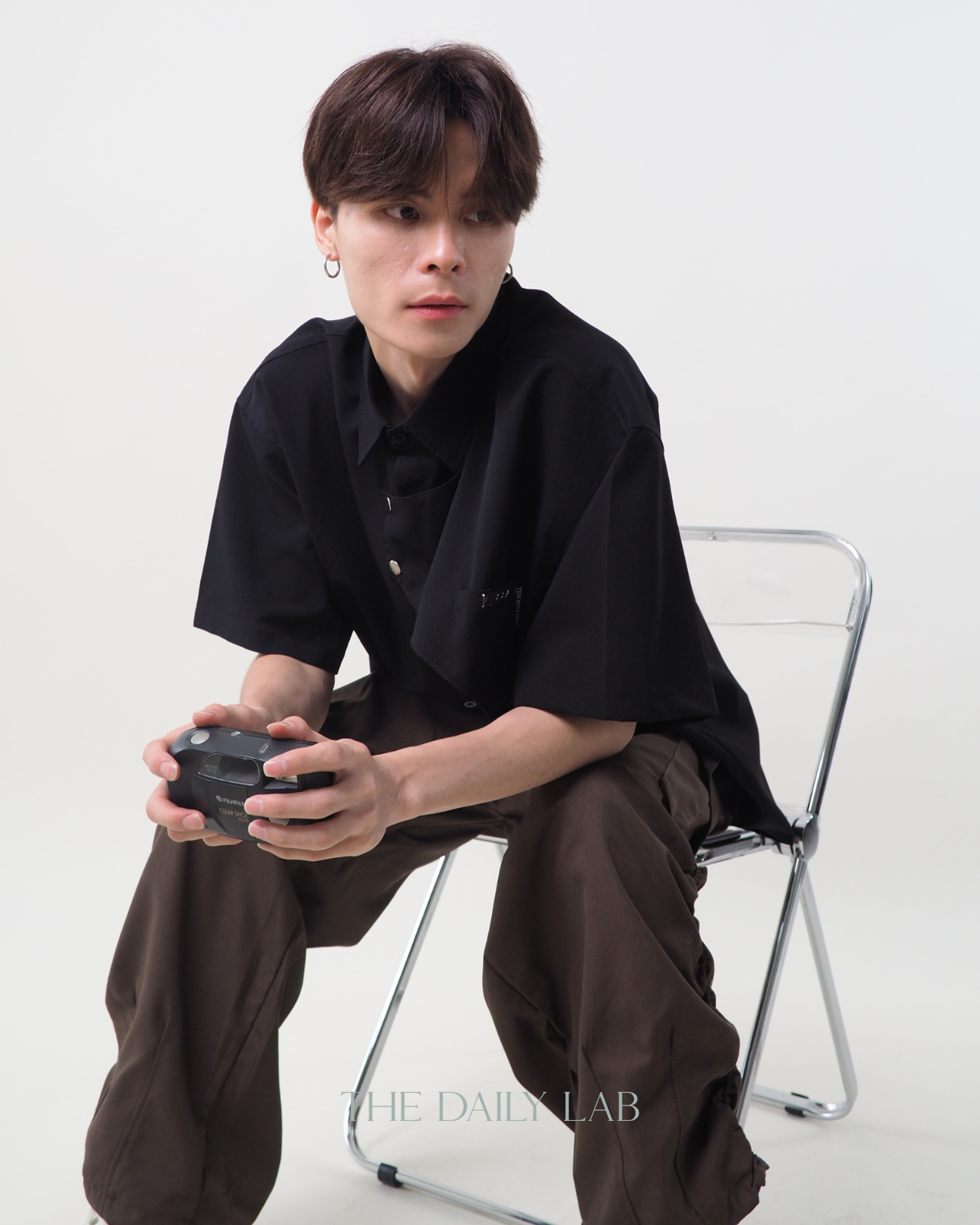 Buttoned Shirt in Black
