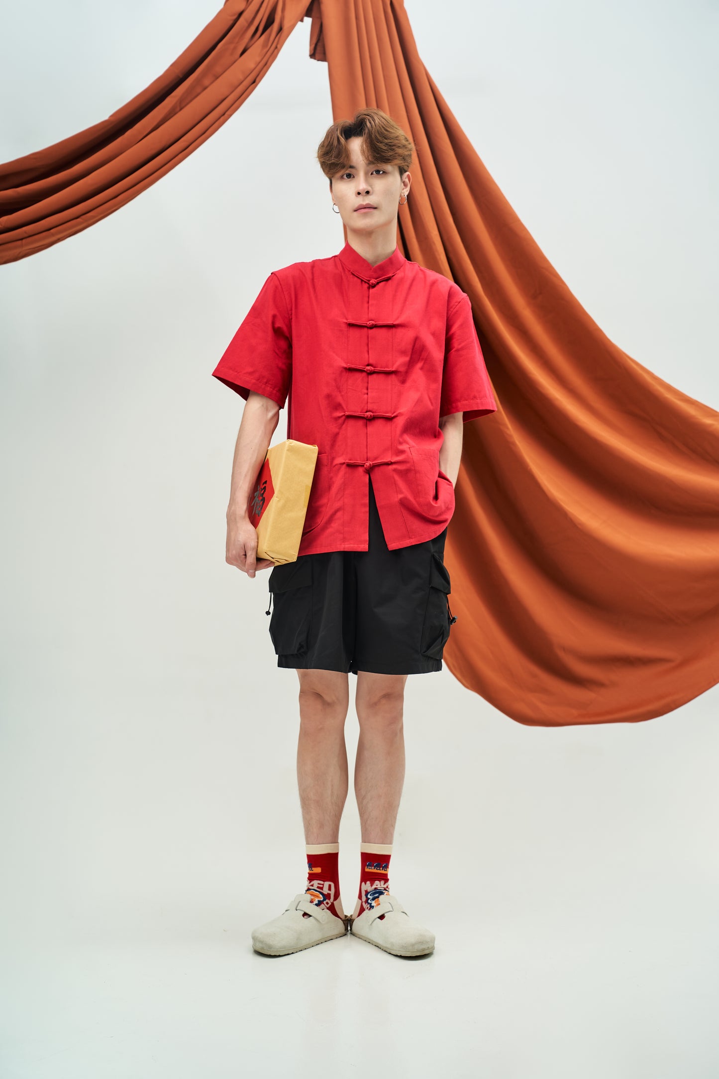 Retro Traditional Button Tang Suit