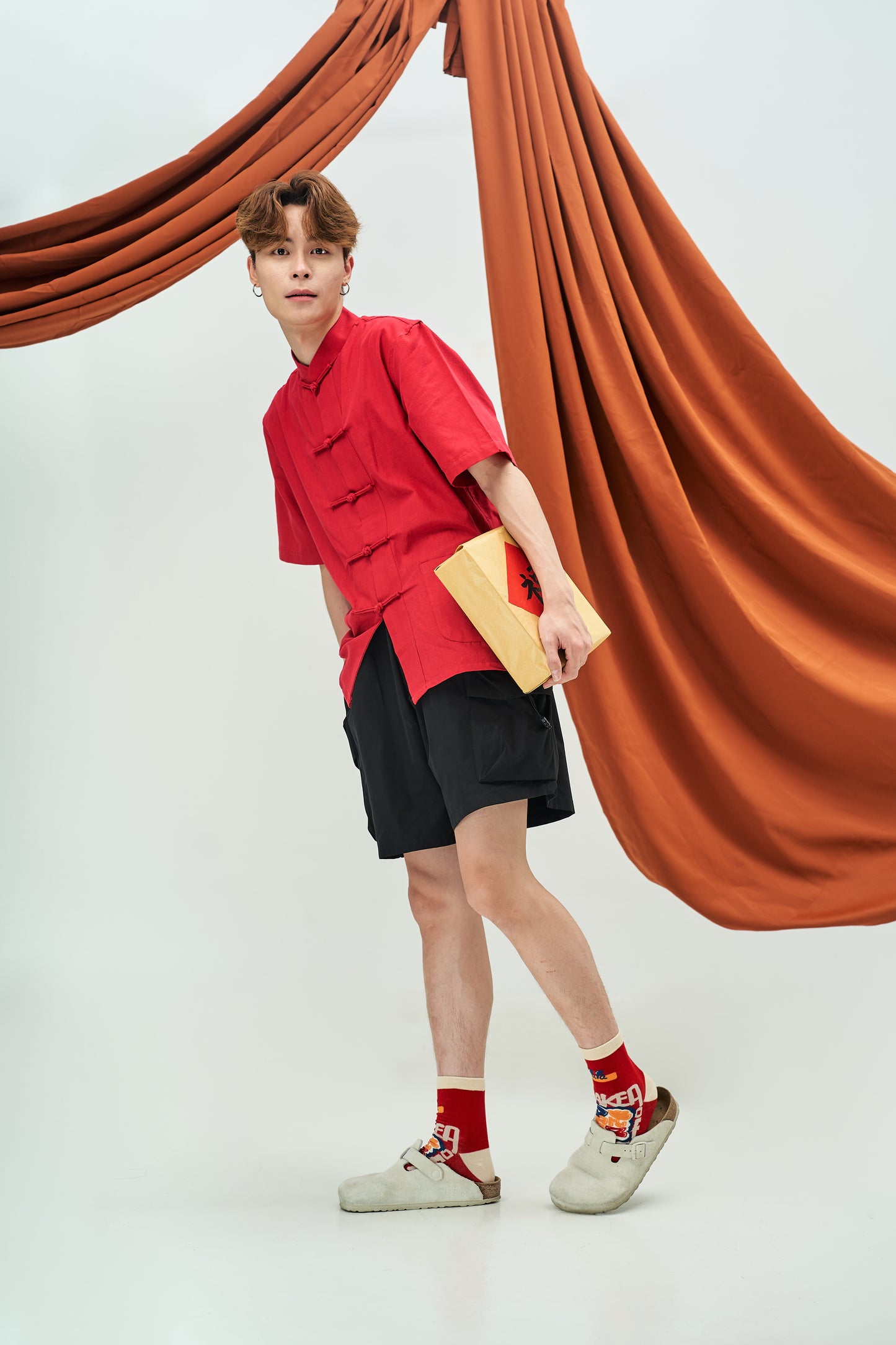 Retro Traditional Button Tang Suit