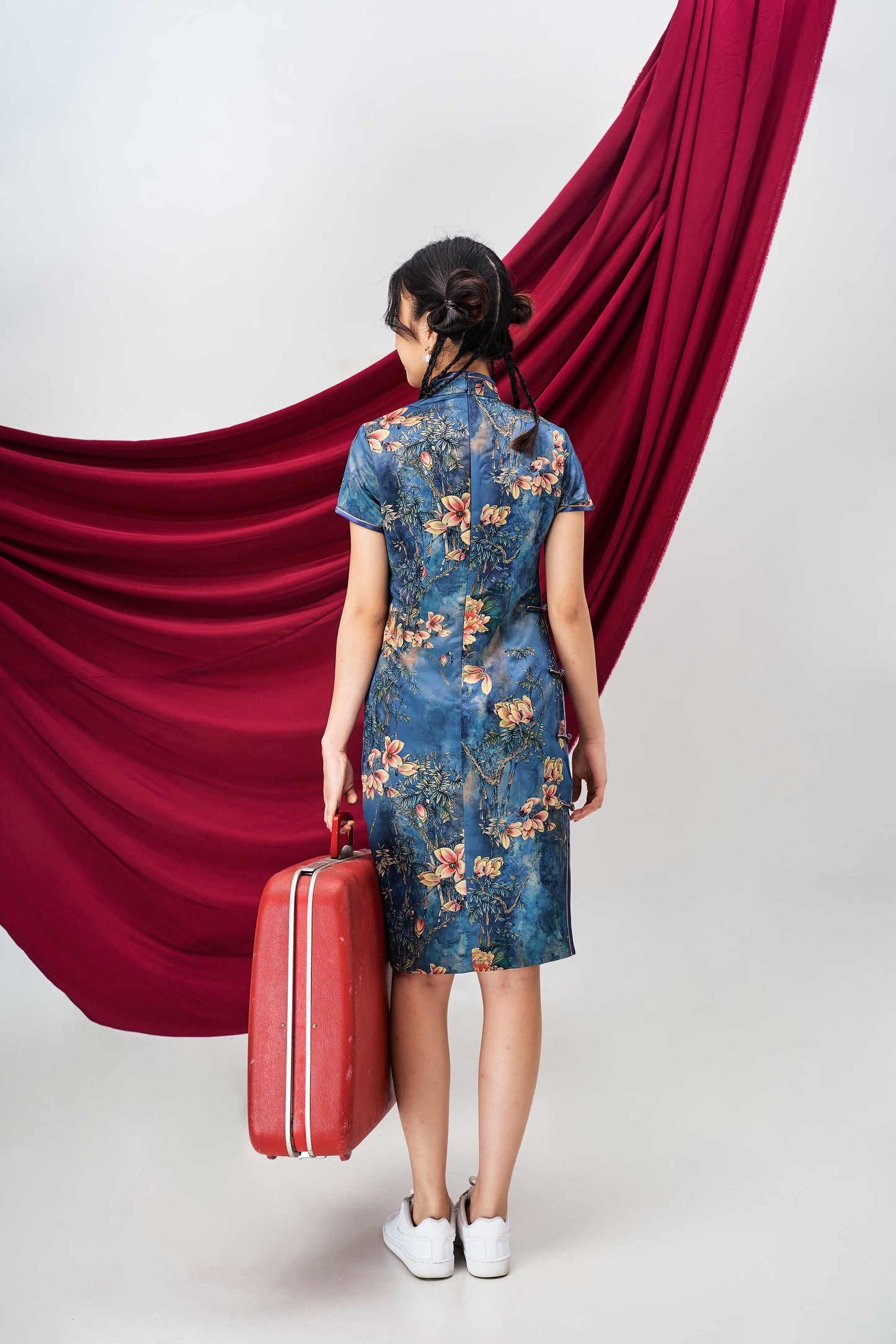 Botanical Midi Cheongsam