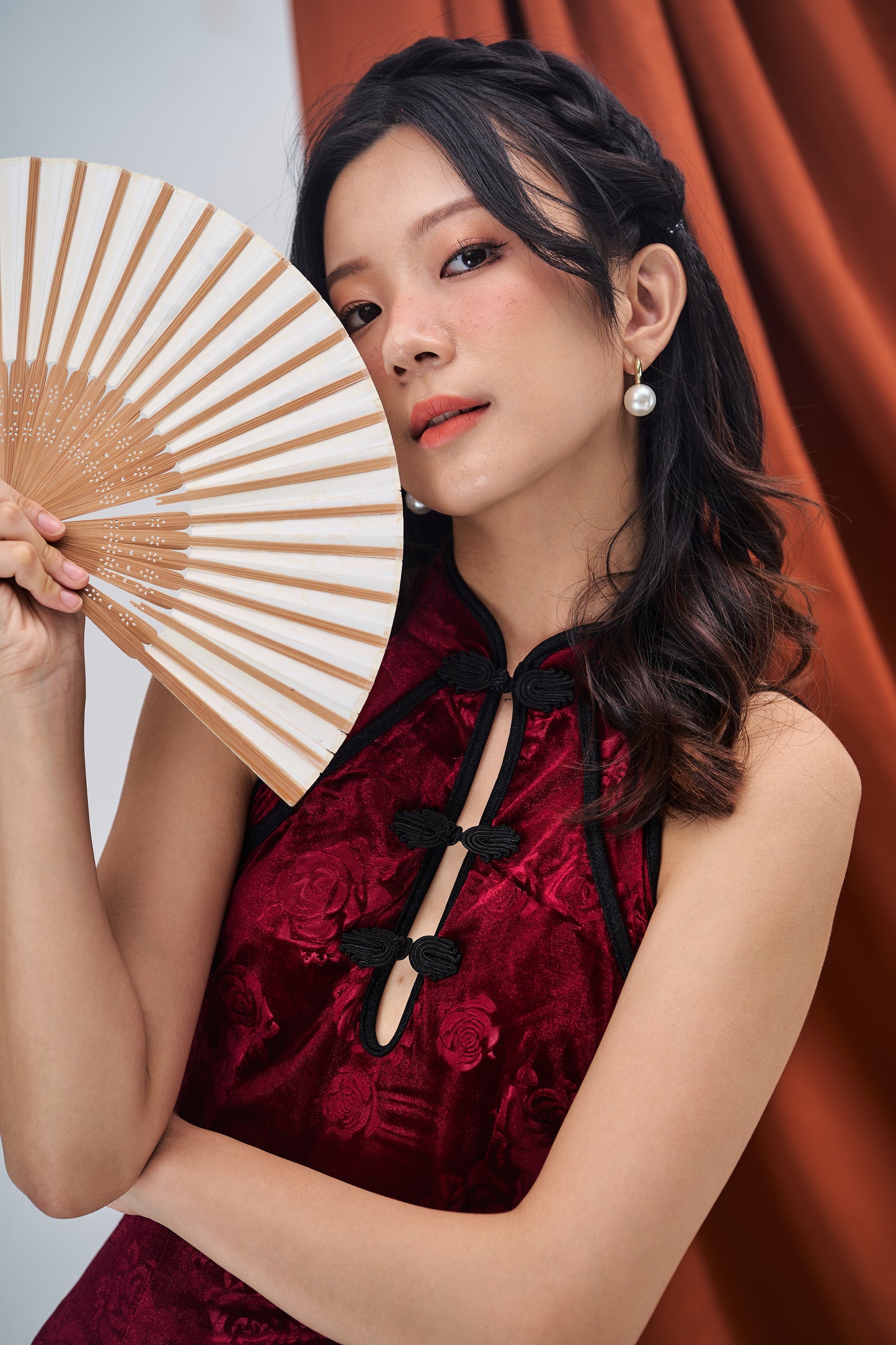 Roses Vintage Mini Cheongsam