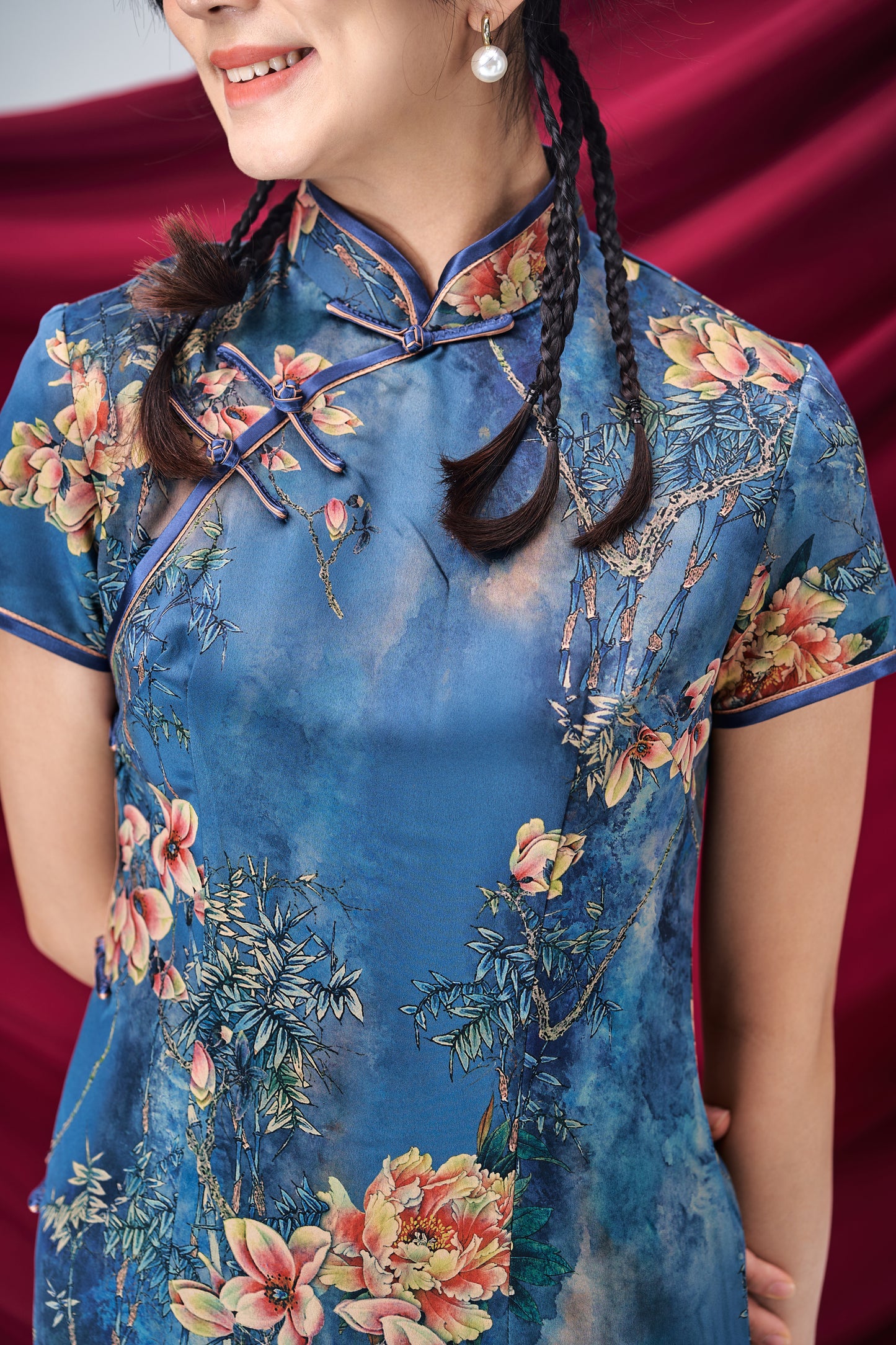Botanical Midi Cheongsam