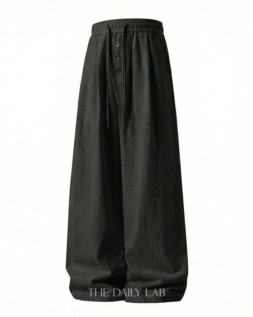 Breeze Drape Trousers in Black