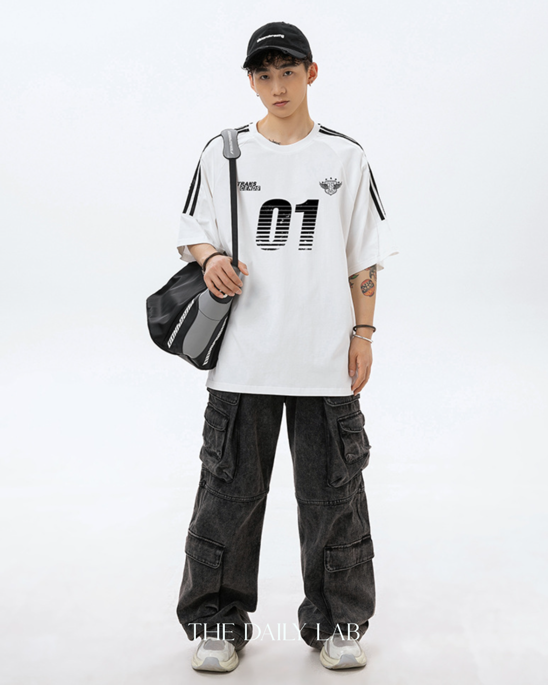 01 Vintage Oversized Tee in White