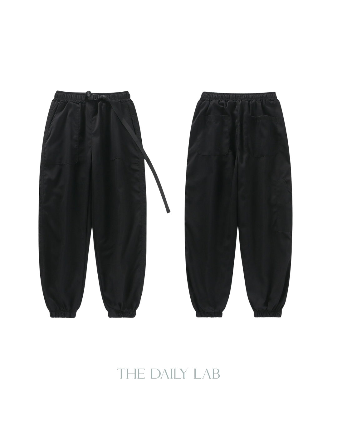 Vintage Webbing Belt Long Pants