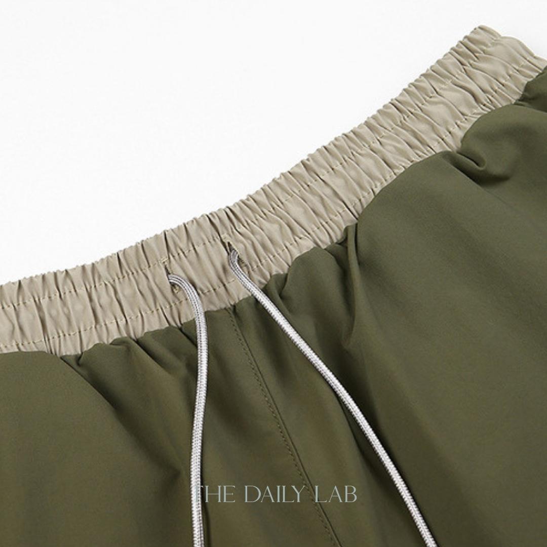 Dual-Tone Straight Shorts