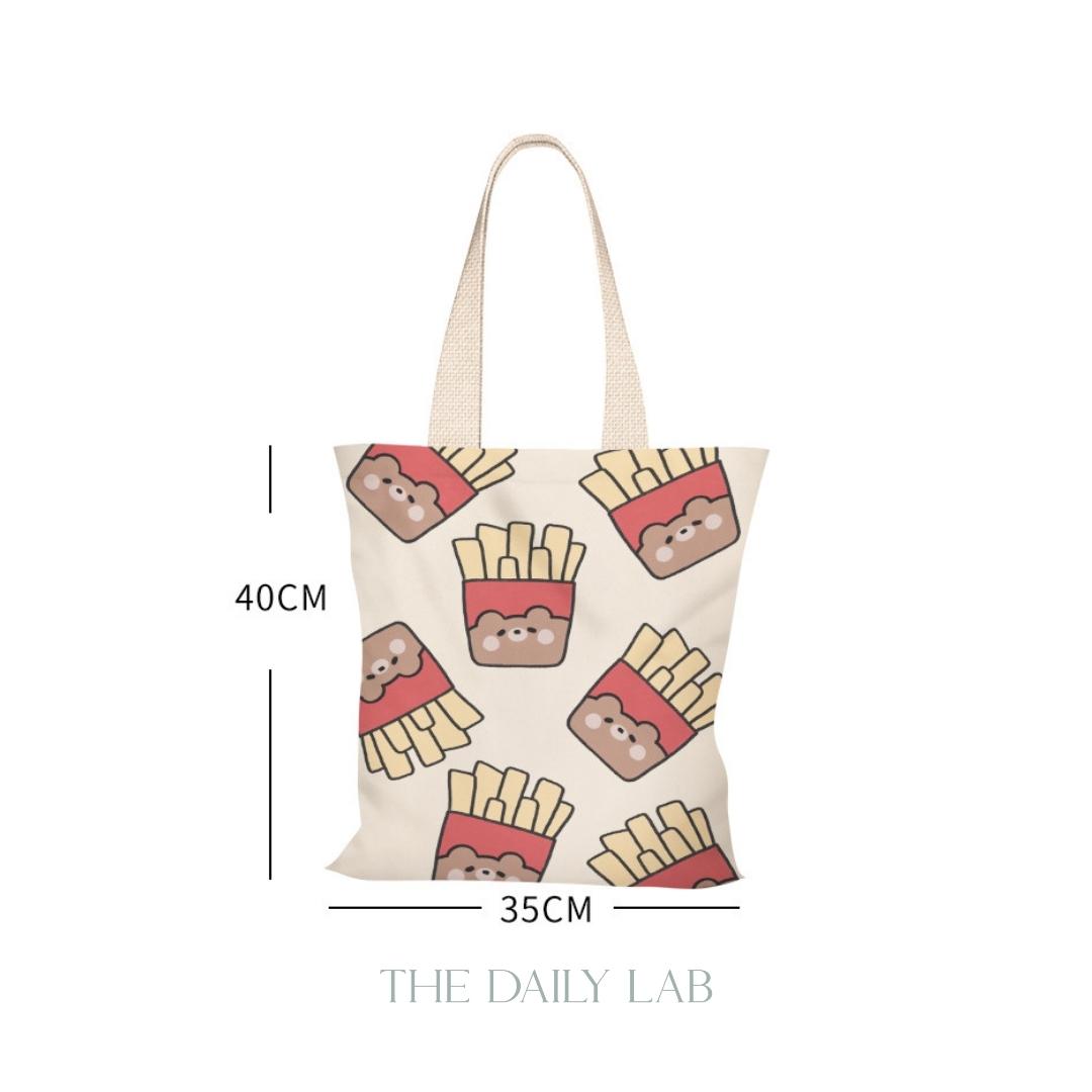 Bear Fries Canvas Bag (Pre-Order)