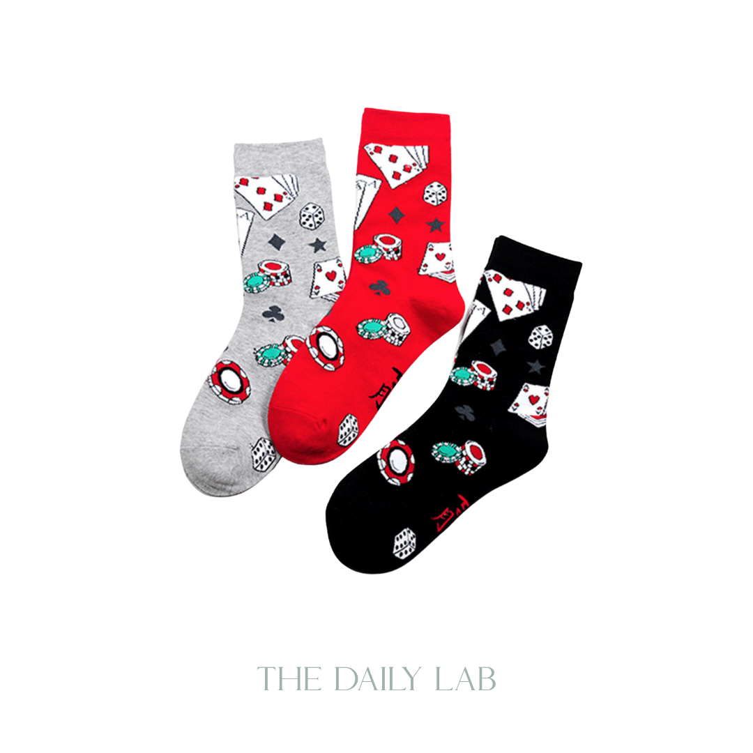 Poker Quarter Socks (Pre-Order)