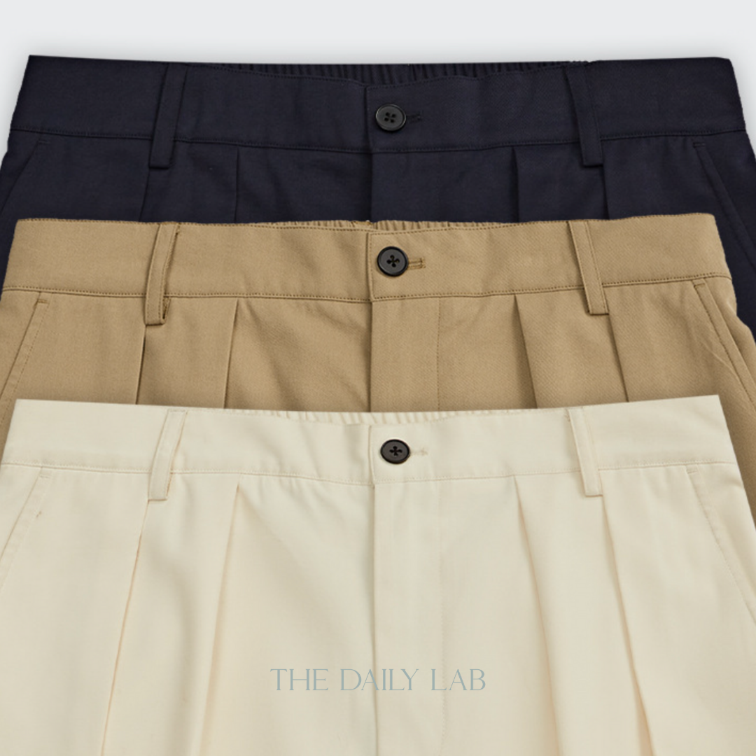 Buttoned Straight Shorts