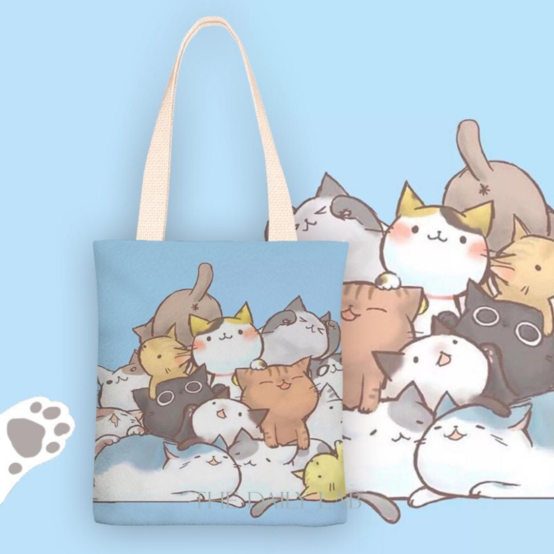 Cat Family Canvas Bag (Pre-Order)