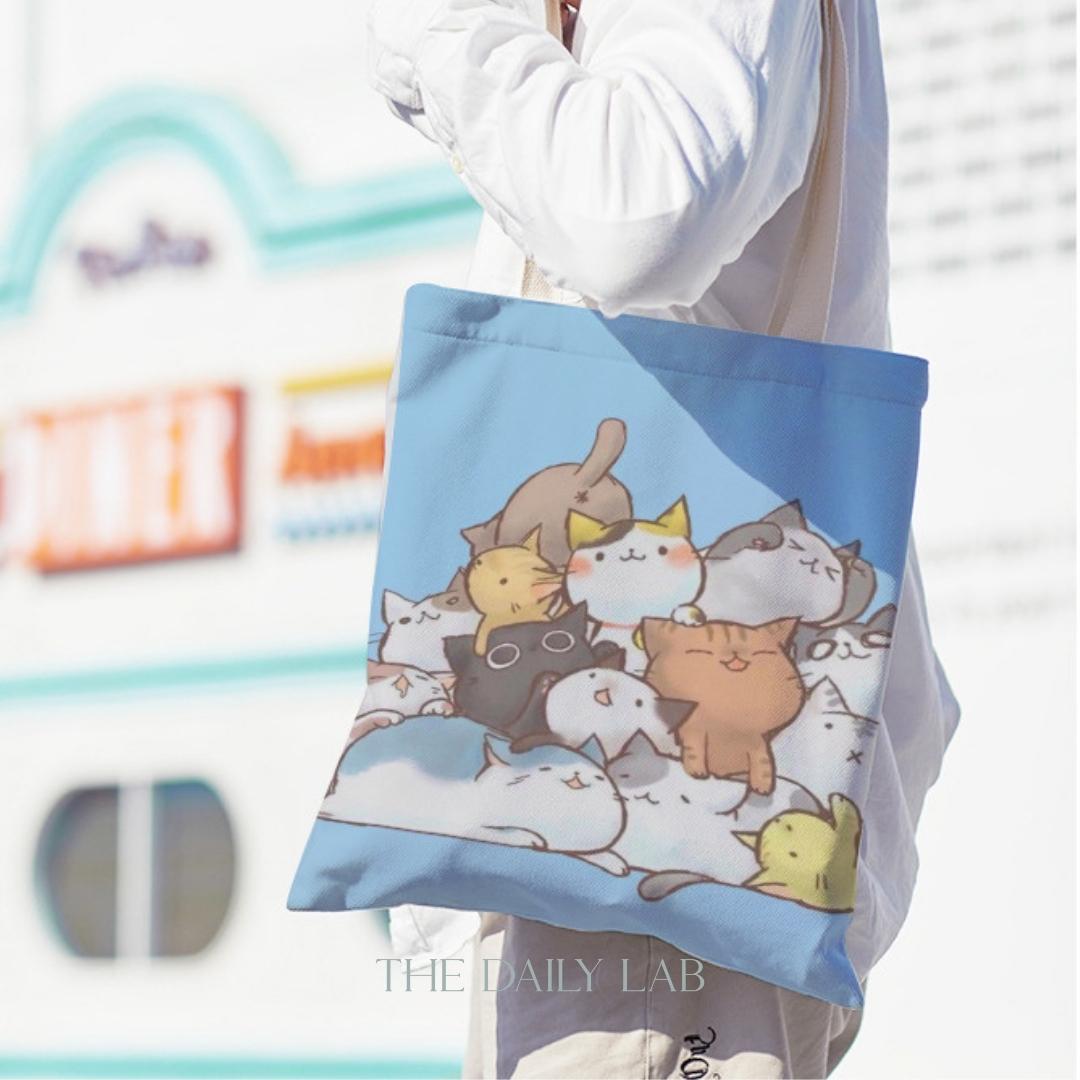 Cat Family Canvas Bag (Pre-Order)