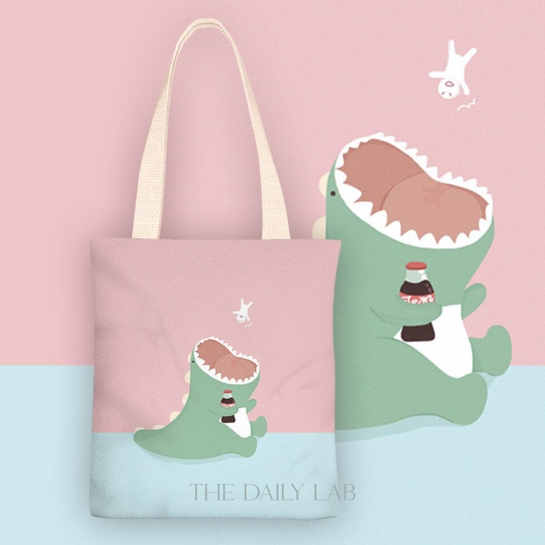 Dinasour Canvas Bag (Pre-Order)