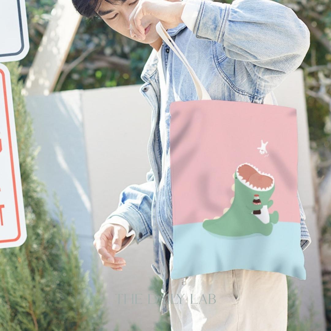 Dinasour Canvas Bag (Pre-Order)