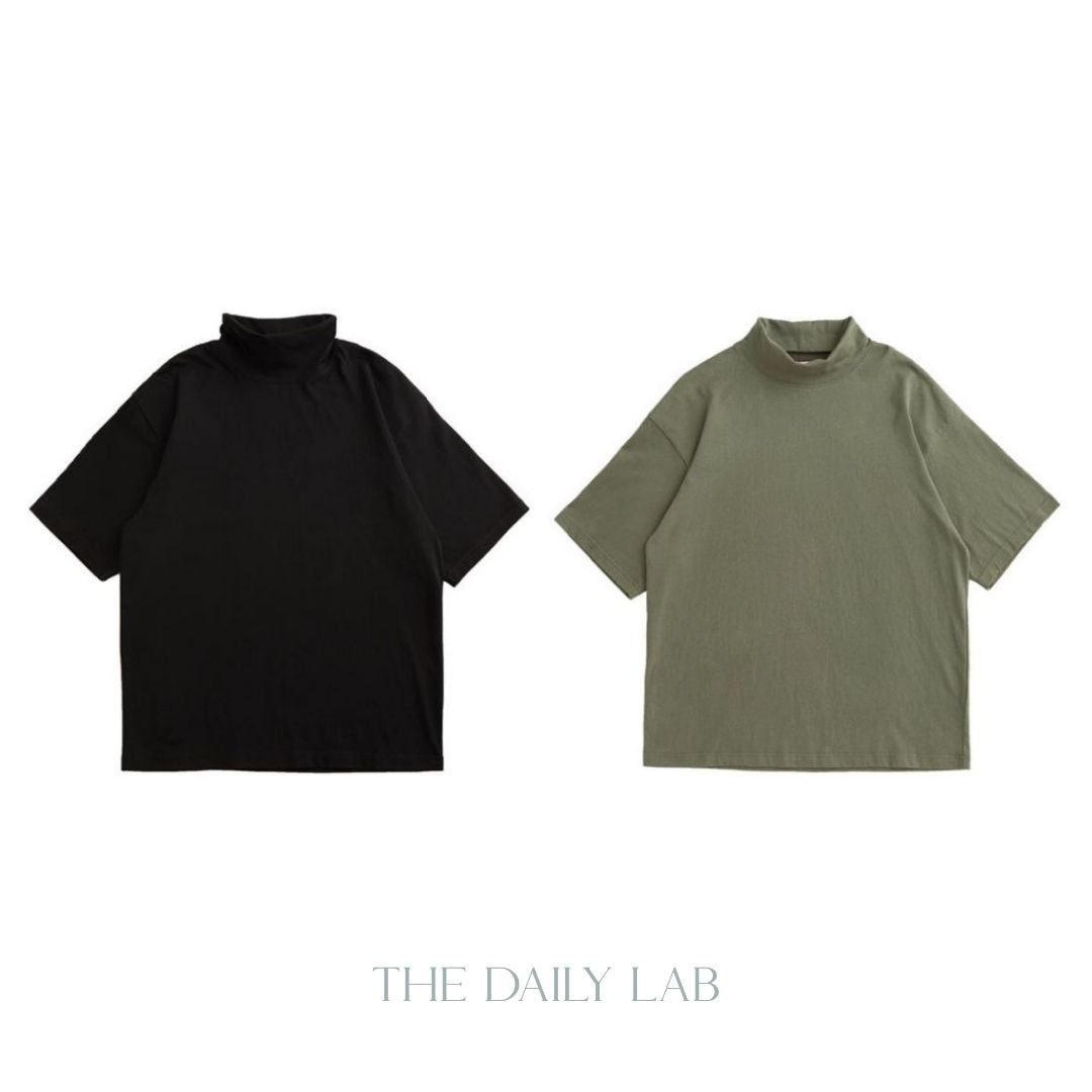 High Neck Oversized Tee