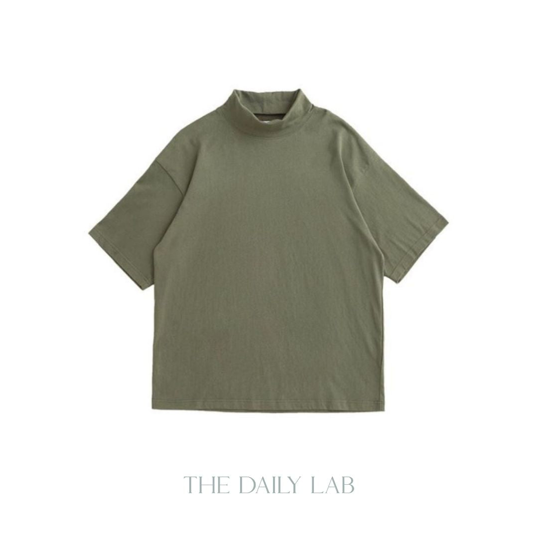 High Neck Oversized Tee