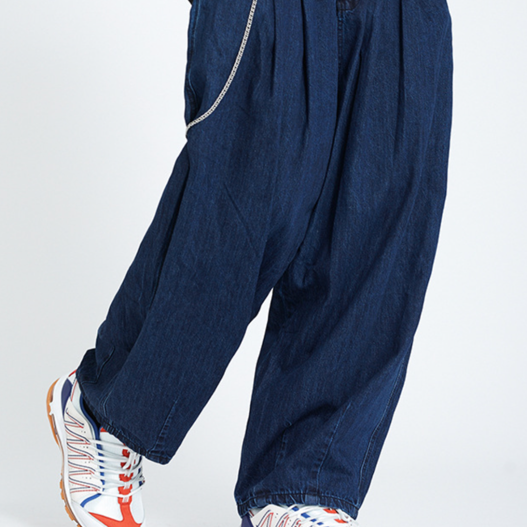 Vintage Denim Loose Pants