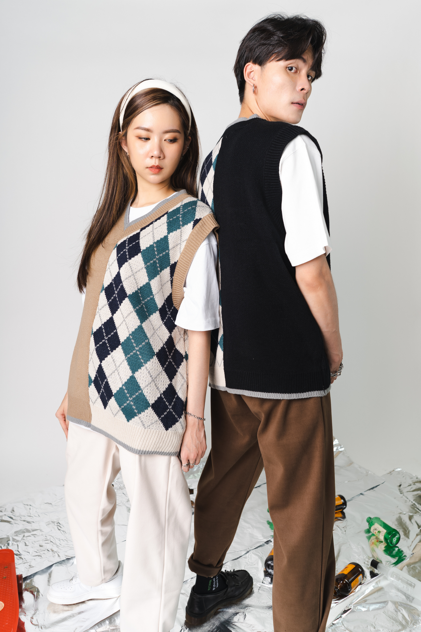 Woolen Retro Long Pants