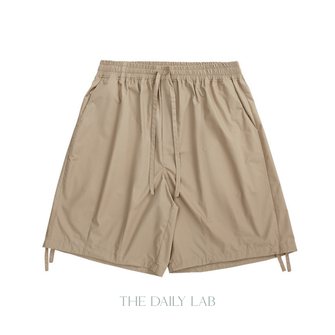 Drawstring Cargo Relaxed Shorts