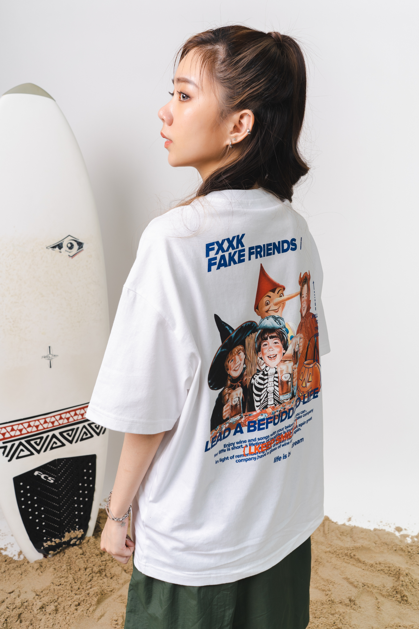 Fake Friends Oversized Tee