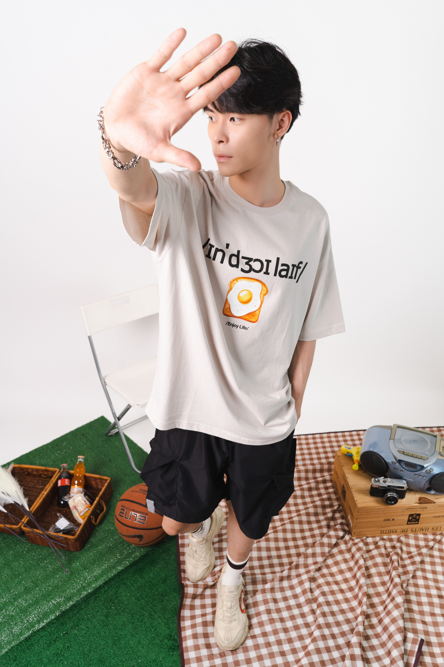 Egg Toast Oversized Tee
