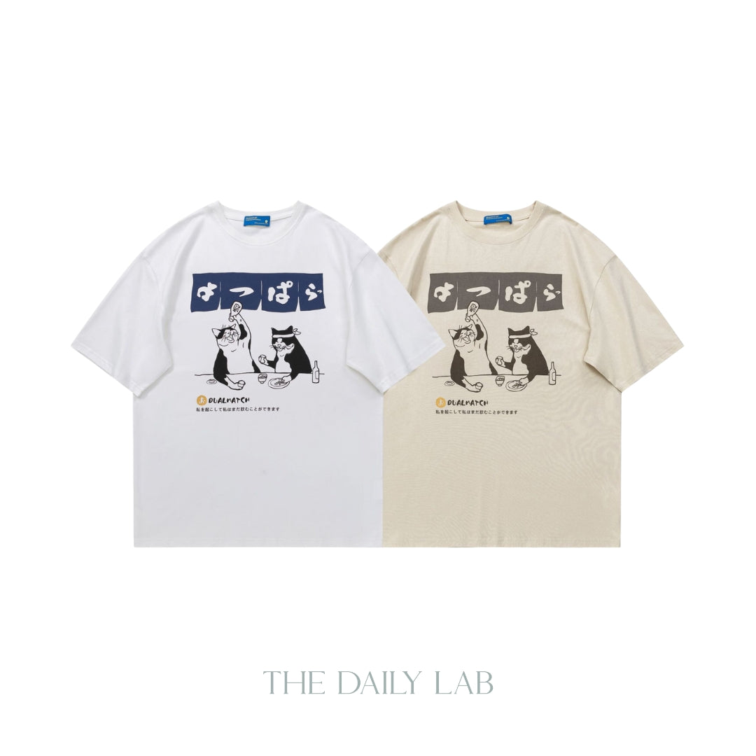 Drunk Cats Graphic Tee