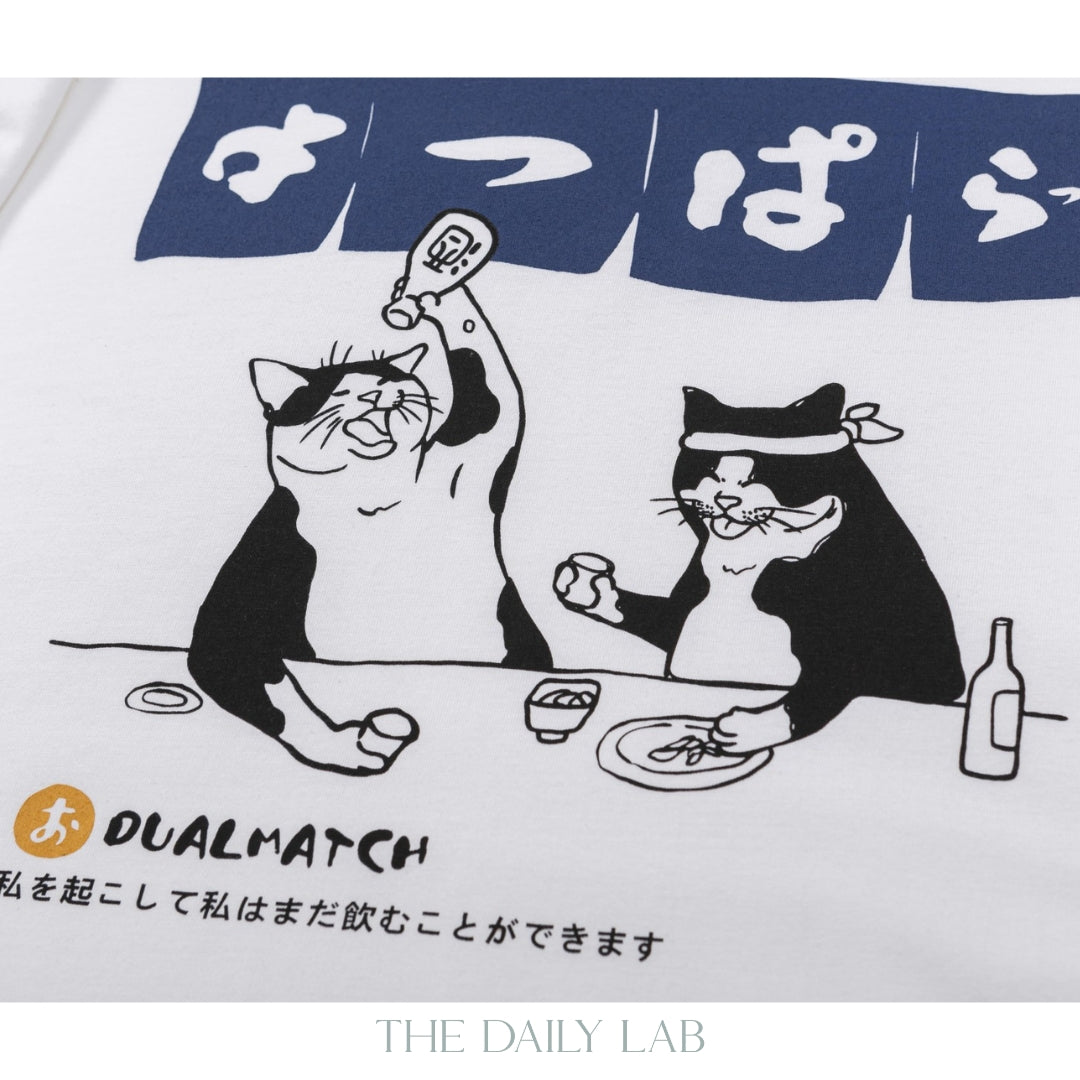 Drunk Cats Graphic Tee