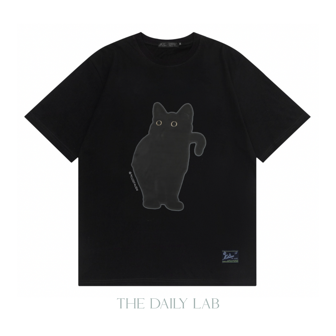 Staring Cat Graphic Tee