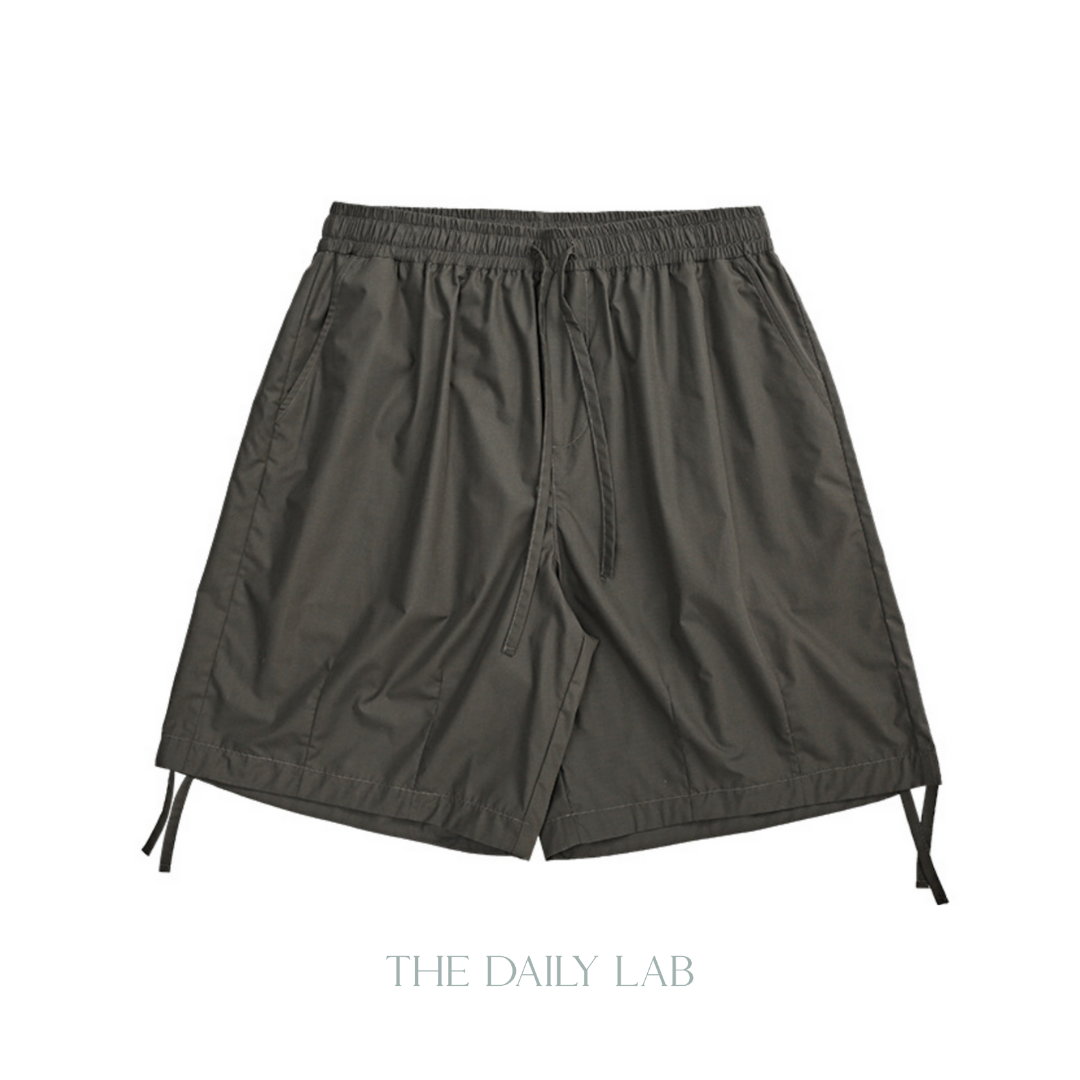 Drawstring Cargo Relaxed Shorts