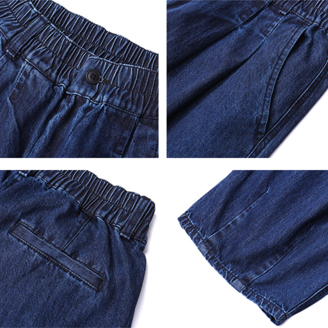 Vintage Denim Loose Pants