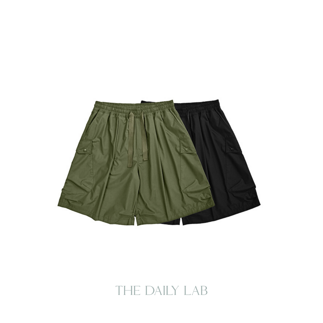 Cargo Buttoned Shorts