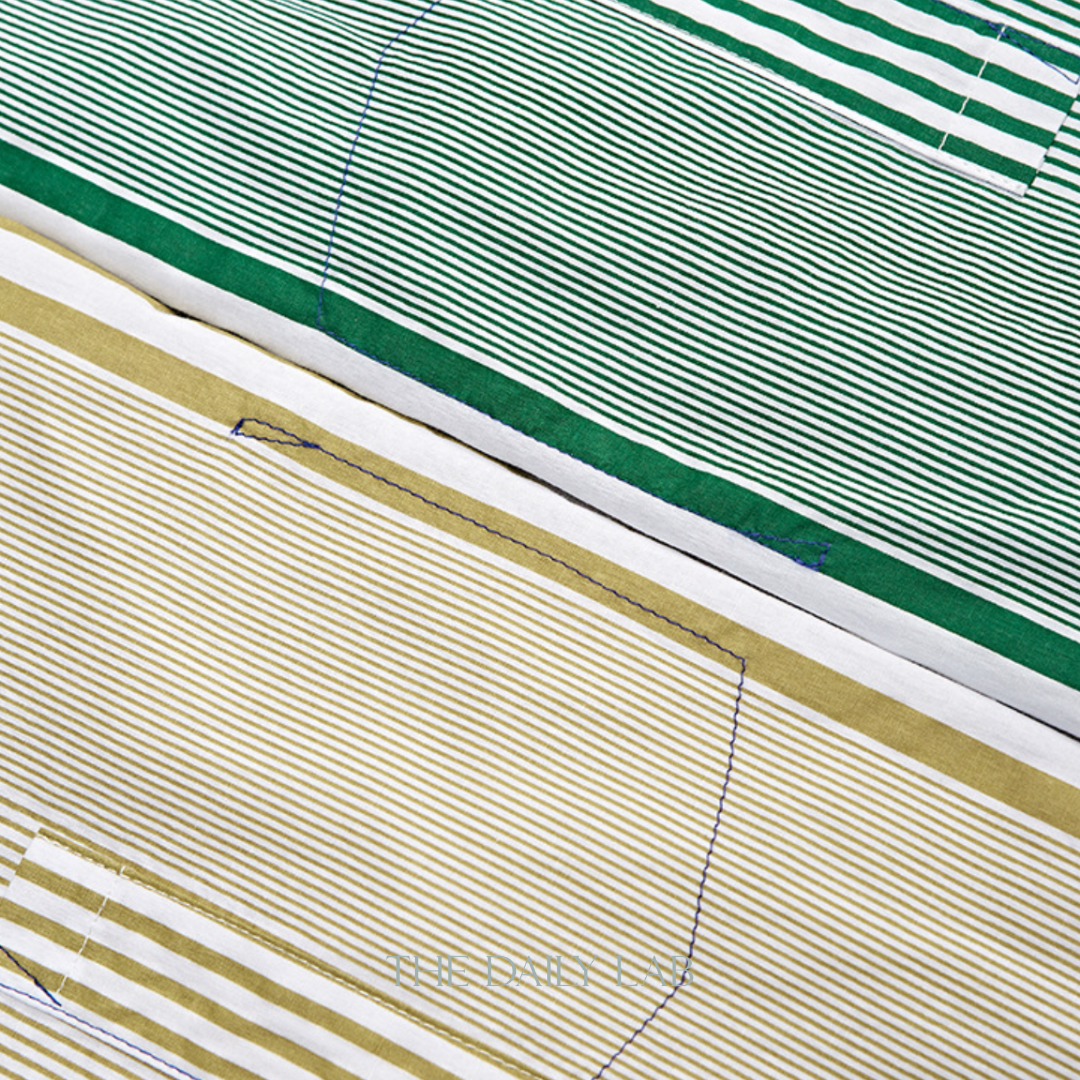 Vertical Striped Vintage Overshirt