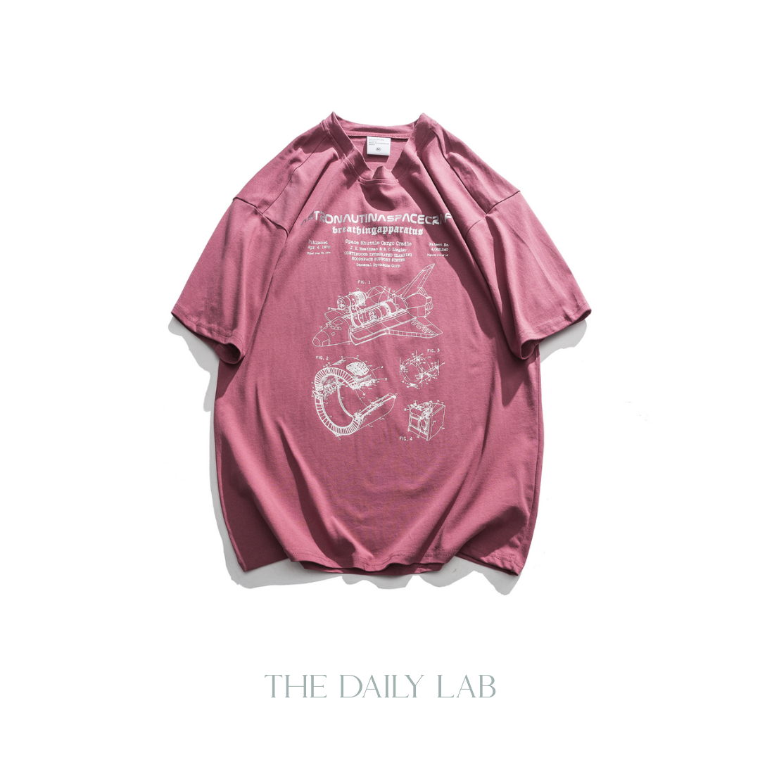 Spacecraft Graphic Oversized Tee