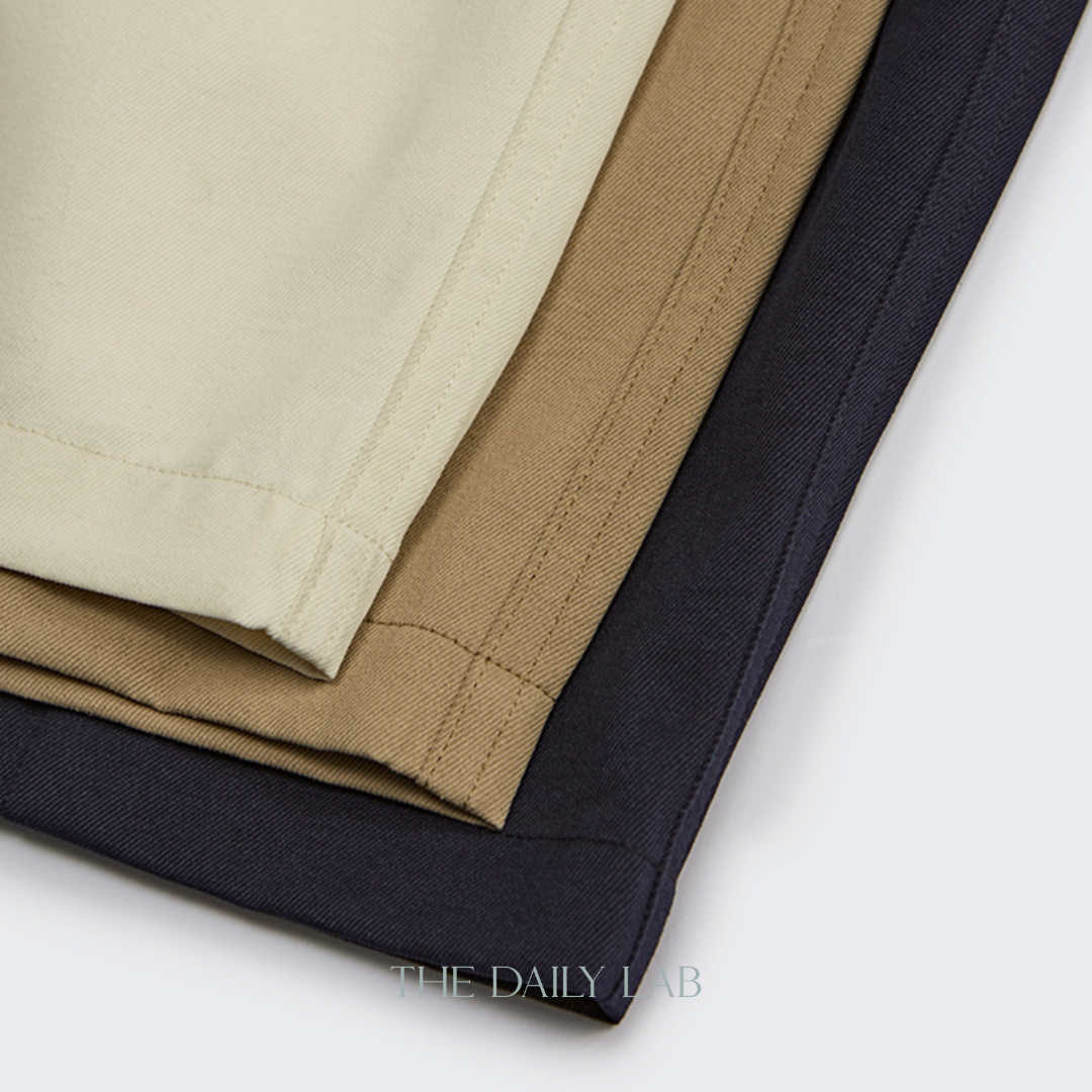 Buttoned Straight Shorts