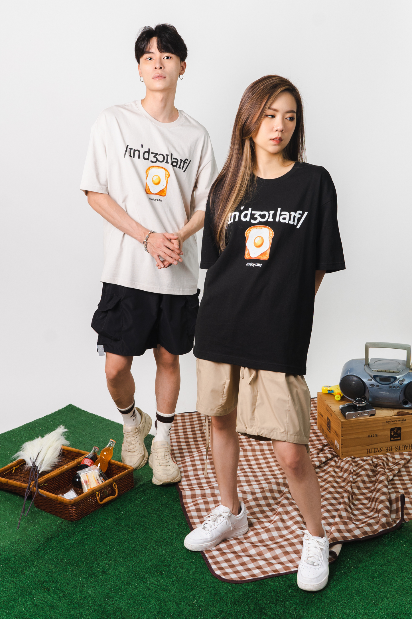 Egg Toast Oversized Tee