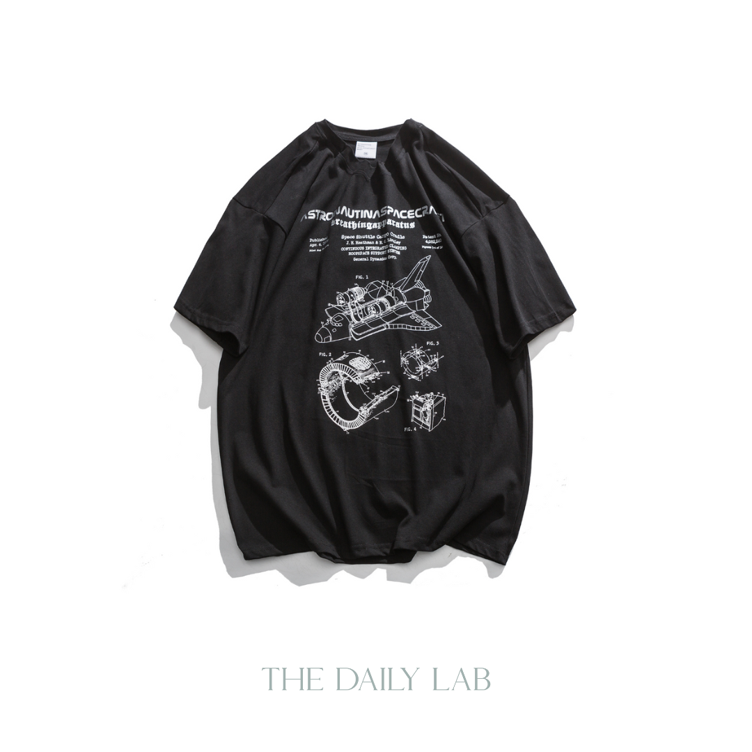 Spacecraft Graphic Oversized Tee