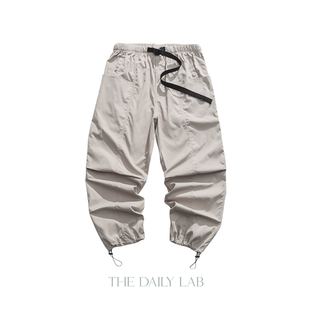 Cargo Loose Long Pants in Beige