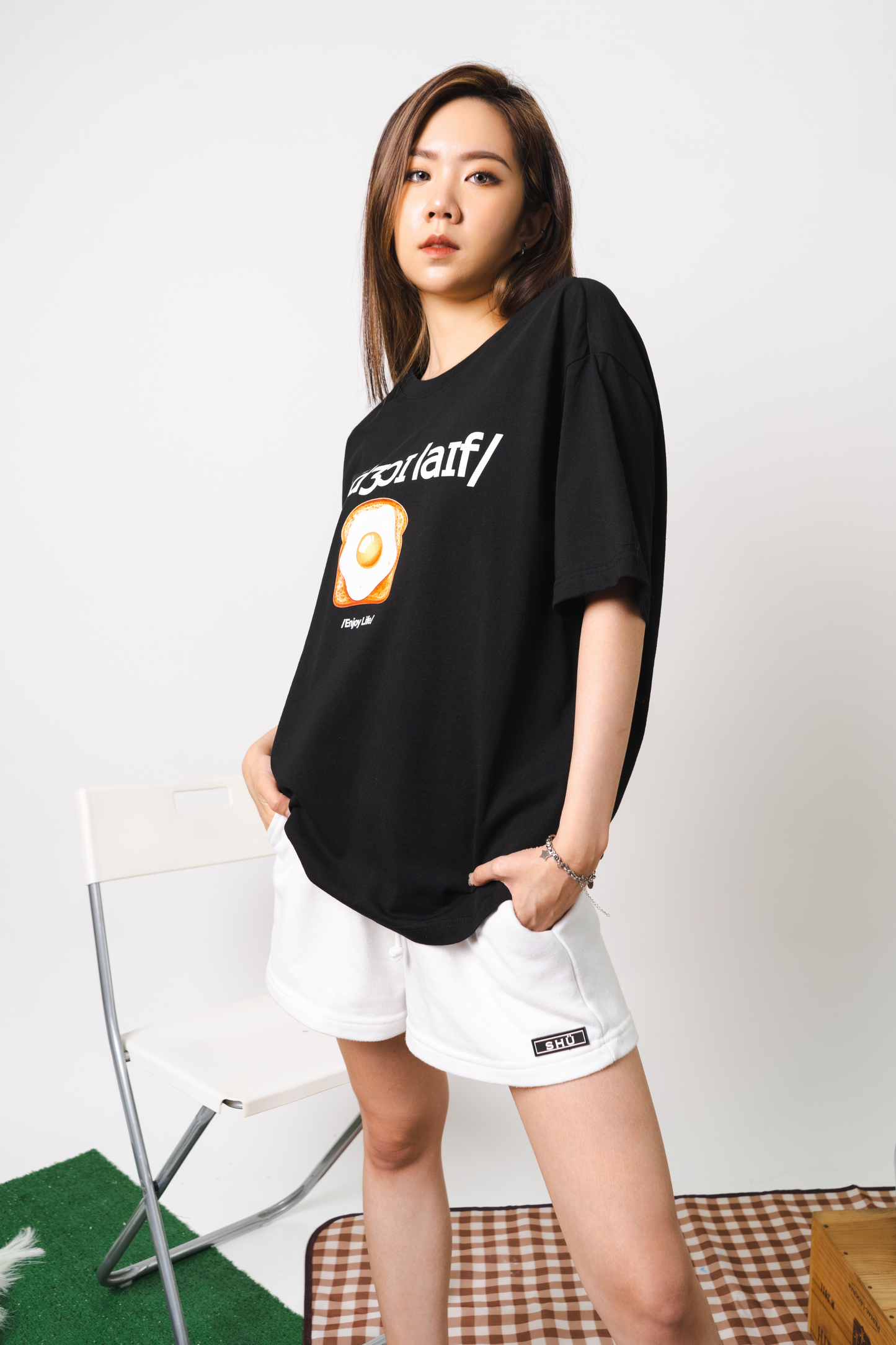 Egg Toast Oversized Tee