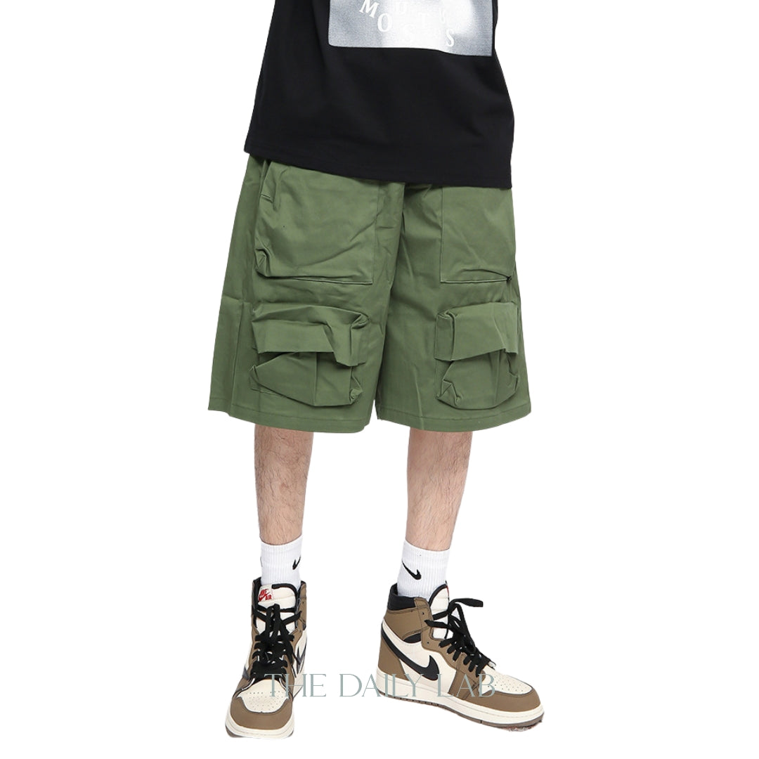 Pocketed Cargo Shorts