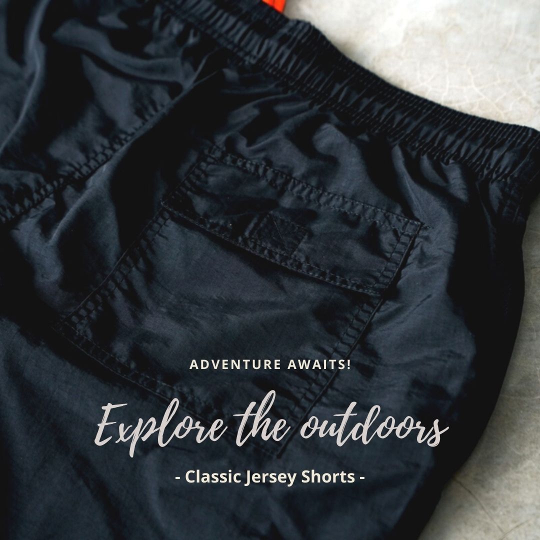 Black Classic Jersey Shorts