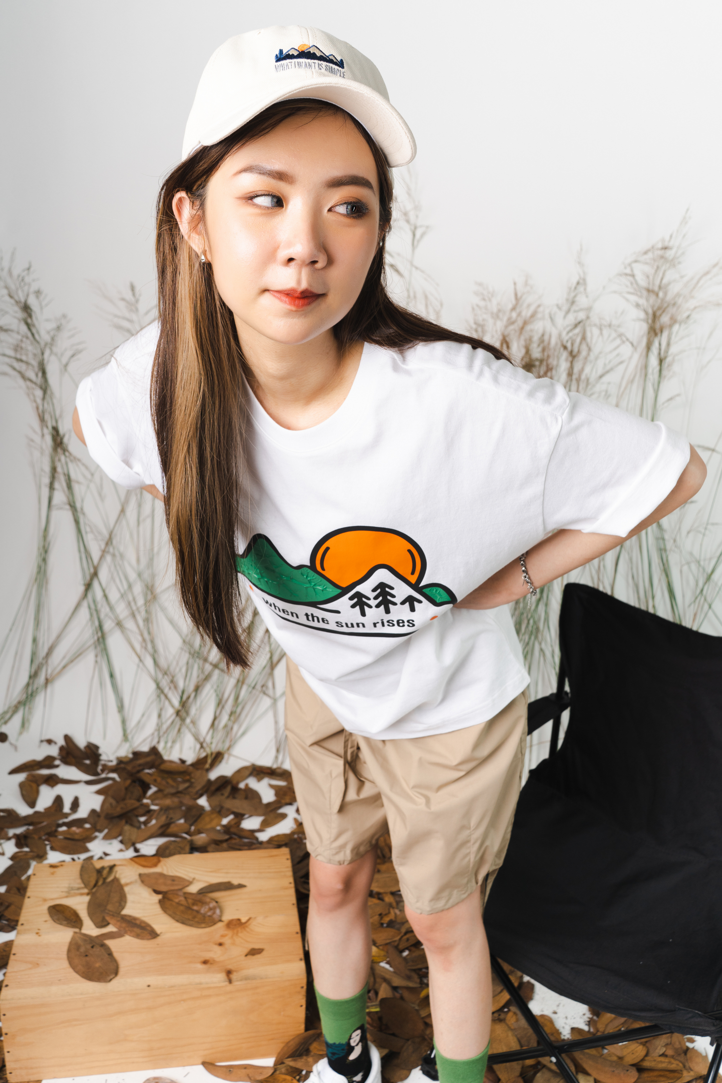 Drawstring Cargo Relaxed Shorts