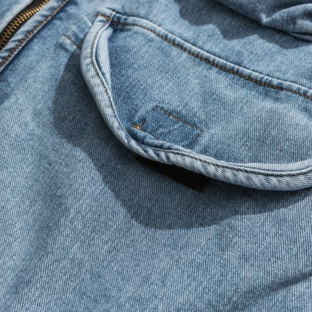 Denim Cargo Vest