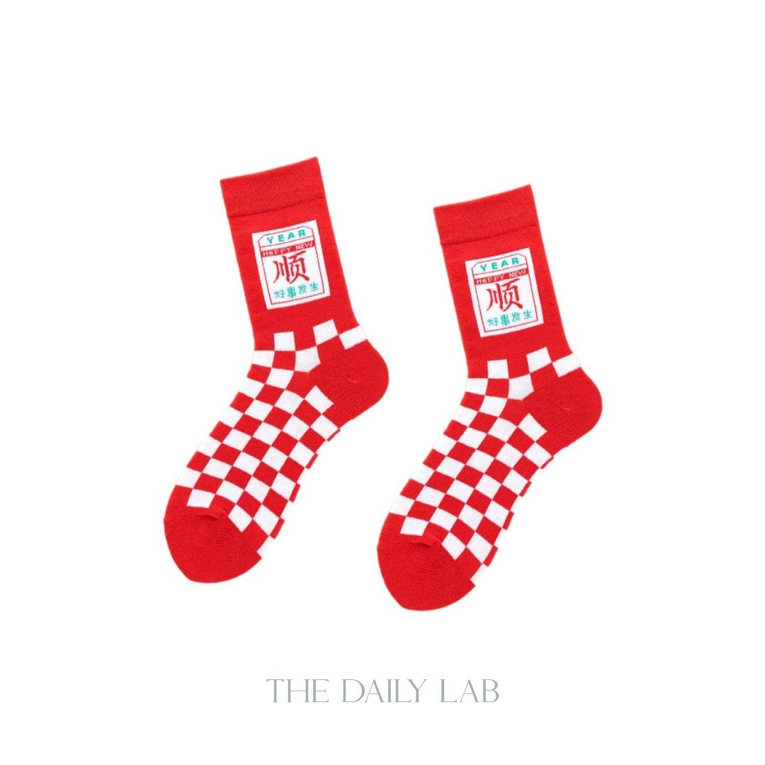 New Year Quarter Socks (Pre-Order)