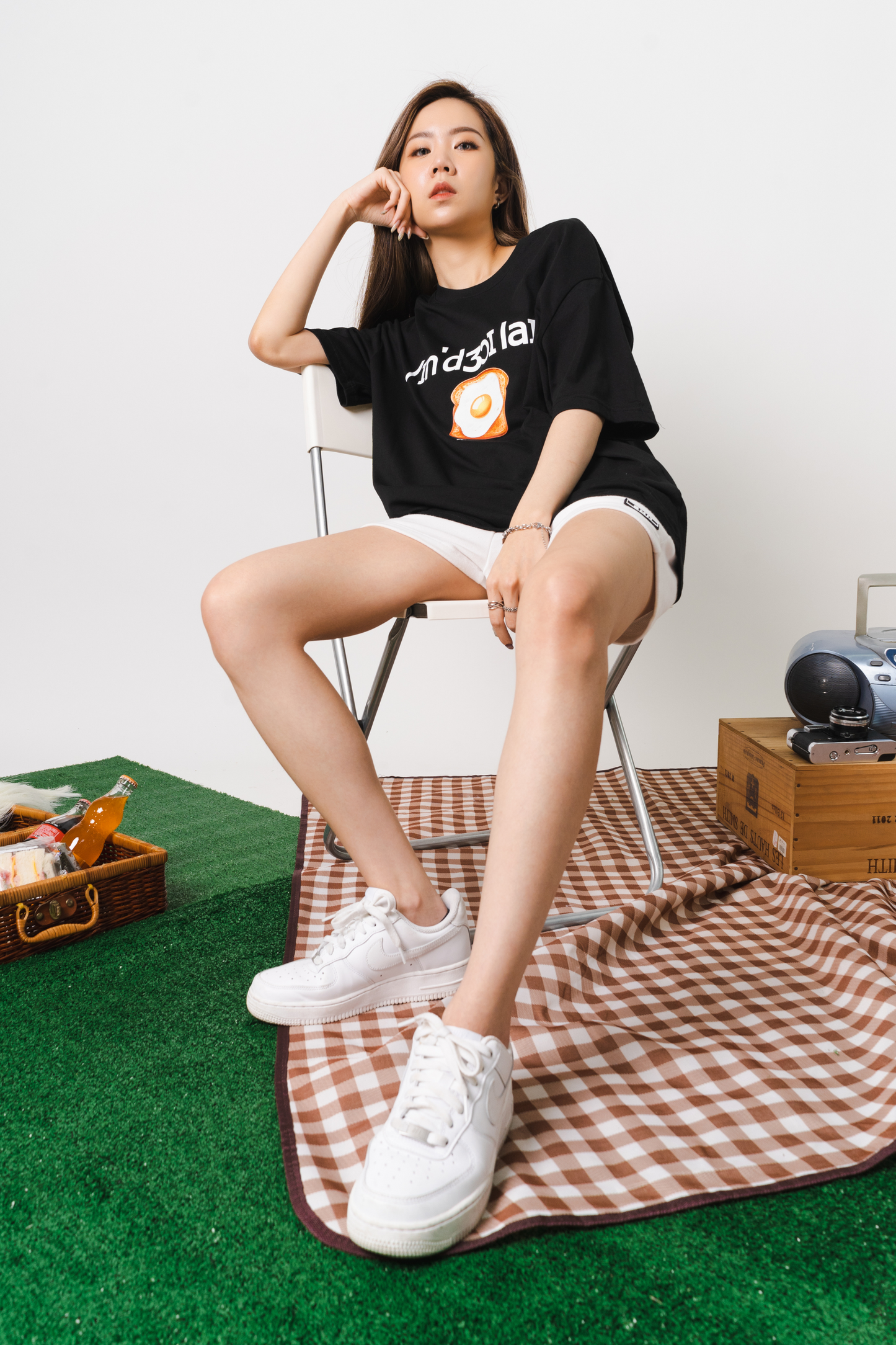 Egg Toast Oversized Tee