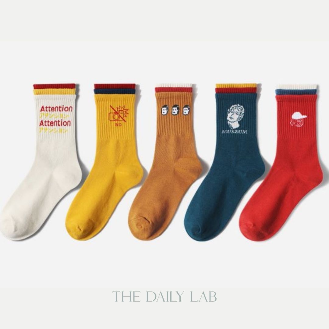White Hat Quarter Socks (Pre-Order)