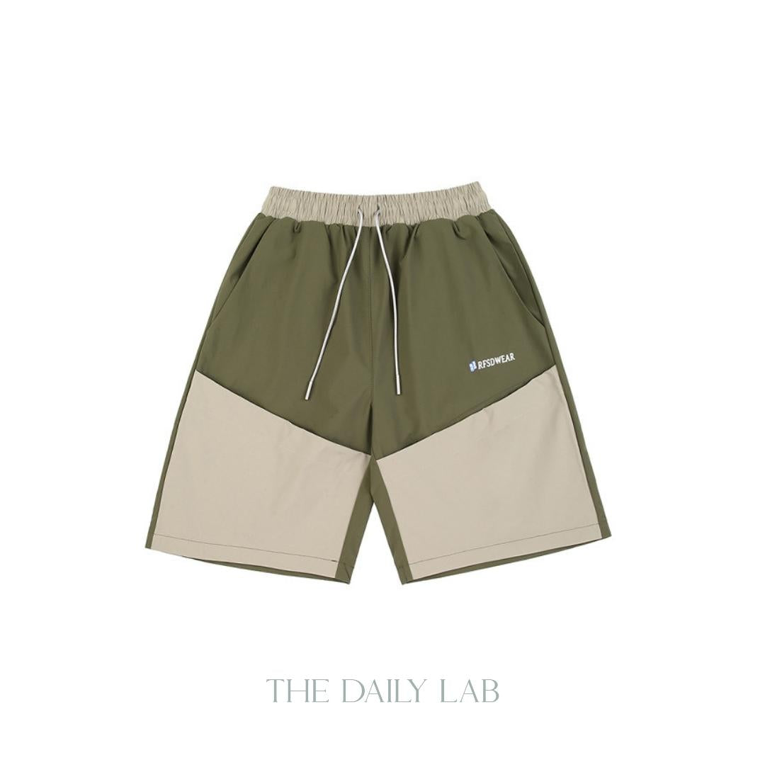 Dual-Tone Straight Shorts
