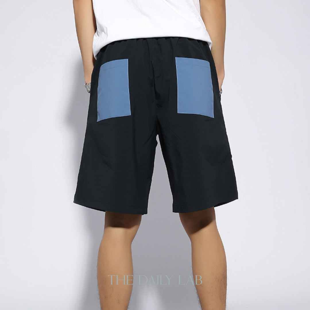 Dual-Tone Straight Shorts