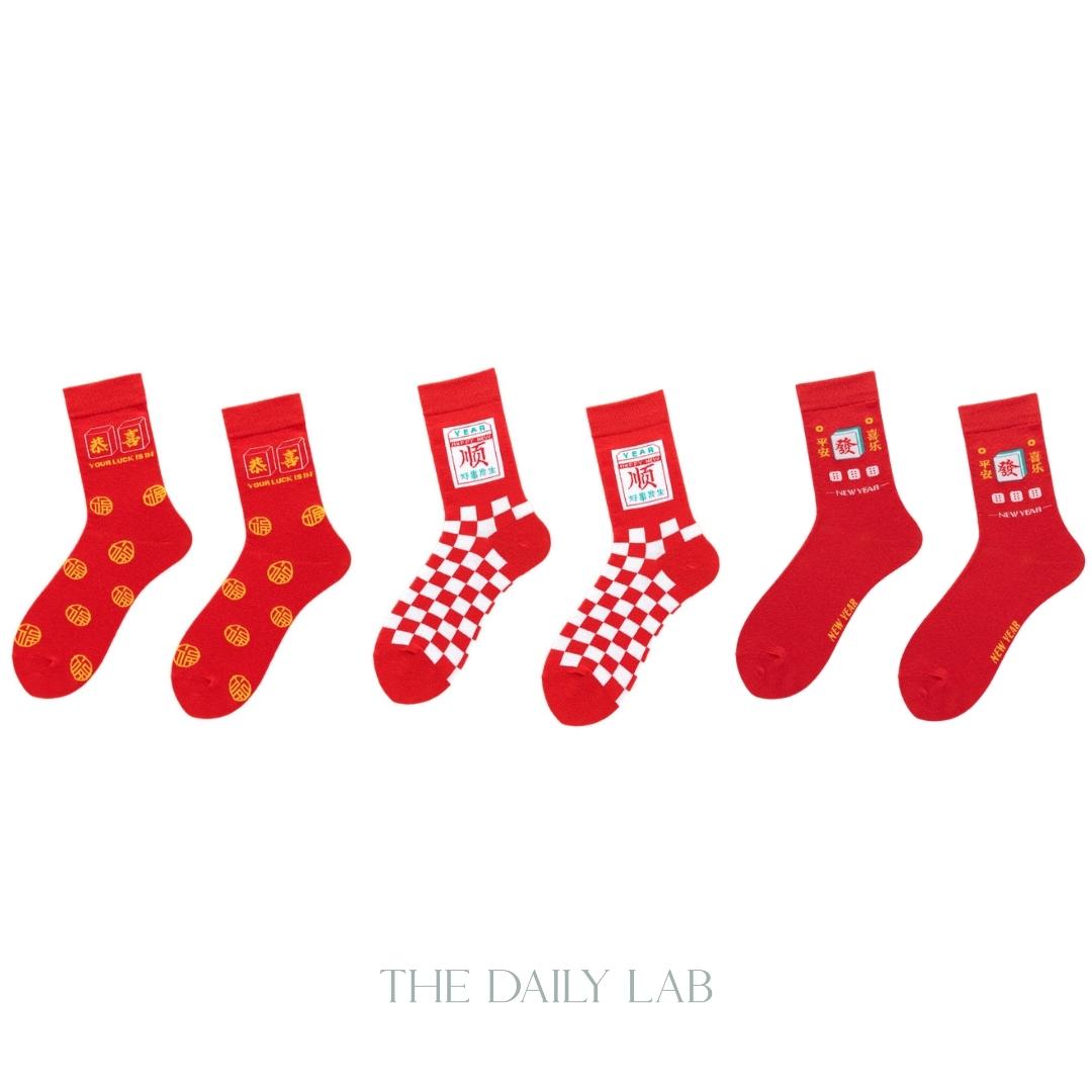 New Year Quarter Socks (Pre-Order)